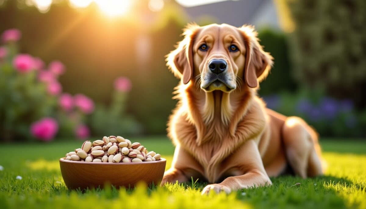 Pistaches et chiens : avantages, dangers et recommandations vétérinaires essentielles